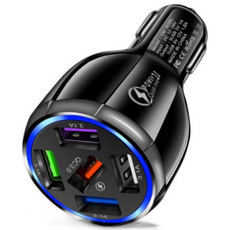 이젠케이 차량용 고속충전기 USB 5포트 퀄컴퀵차지3.0 멀티시거잭