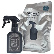 인포레스트 피톤치드 솔 리필팩 + 공병 세트 공기청정 탈취제 편백수 편백오일 솔오일 스프레이, 1세트, 1L