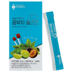 씨엠지제약 CMG건강연구소 콤부차 콜라겐 히알루론산 10p, 1개, 20g, 10회분