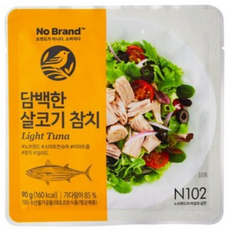 노브랜드 고소하고 담백한 살코기 참치 90g, 6개