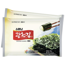 소문난 광천김 재래 전장김(대) 60g x 20봉, 20개