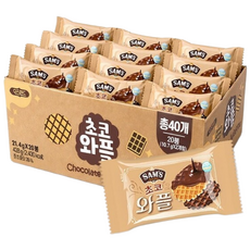 진한 초코와플 428g (총 40개입/2개입x20봉), 40개