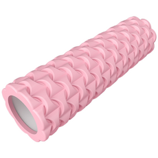 아라한컴퍼니 eva 마사지 스트레칭 요가 폼롤러, 연핑크, 1개