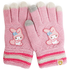 마이멜로디 니트손가락장갑 [트윈짜임-30125] [Q0416]