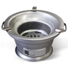 업소용 캠핑용 가정용 숯불 무쇠 종로화덕 무색 270x150mm, 1개