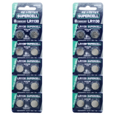 슈퍼셀 알카라인 버튼 건전지 LR1130, 10개입, 2개