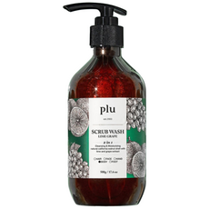 plu 日常磨砂沐浴乳 萊姆葡萄柚香, 500g, 2瓶
