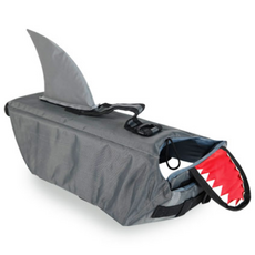 DING DONG PET 寵物狗鯊魚救生衣, 灰色