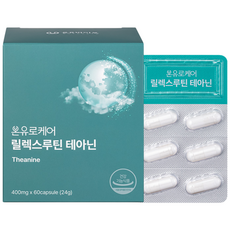 온유바이오 온유로케어 스트레스 완화엔 릴렉스루틴 테아닌 4BOX(8개월), 4박스, 60정