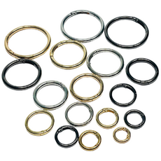 파크라이프 고강도 원형 카라비너 고급 O링 20~60mm, 1개, 실버