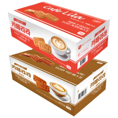 카페리라 카라멜 쿠키 1kg + 카페리라 카라멜 쿠키 1kg 대용량 쿠키 비스킷 업소용 회사 사무실 간식