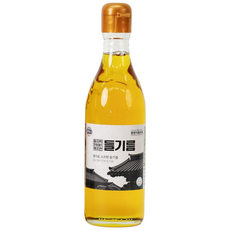 저온압착 생들기름 통들깨 방앗간 여과 들기름, 1개, 350ml