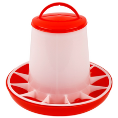 KCJ 닭모이통 닭물통 닭 병아리 모이통 물통 사료통 자동 급식 급수기 물주기, +A 01.반자동 모이통 1.5kg, 1개