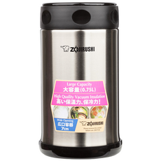 조지루시 보온 죽용도시락 750ml ( SW-FCE75), SW-FCE75 XA(스텐), 1개
