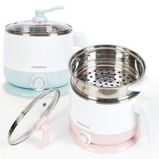 대원 라면포트 멀티포트 전기냄비 핑크 민트 1.5L, 대원 라면포트 전기멀티쿠커 민트 핑크 DW-WC235M DW-WC235P