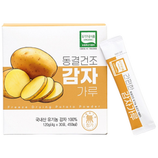산마을 동결건조 국내산 유기농 감자가루 스틱형, 4g, 30개
