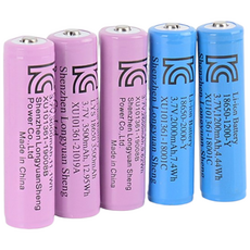 18650. 리튬이온 배터리.충전식. 1200mAh 2000mAh 2600mAh 3000mAh 3500mAh 충전용배터리 .보호회로 충전지. KC인증, 01_1200mAh, 1개, 1개입