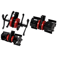 예초기 날 부착 부속 텃밭 밭갈이 예초 잡초 제거 만능 로타리 3종 세트, 1개