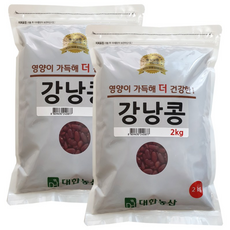 대한농산 적강낭콩 4kg (2kgx2), 2kg, 2개