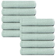 송월타올 30수 130g 파스텔컬러 심플호텔무지, 1개, 연두 10장