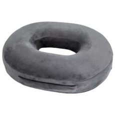 핫쏘잇 안닿는 600G 메모리폼 도넛 방석, 1개, 그레이