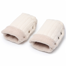 양손 방수 유모차장갑 유모차핸드머프 핸들워머 유모차방한장갑 웨건장갑 아이보리, 화이트, 1개