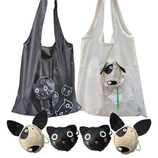 RAROUND 강아지 고양이 접이식 장바구니 4개 세트