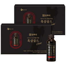 CJ 한뿌리 흑삼골드, 20개, 100ml