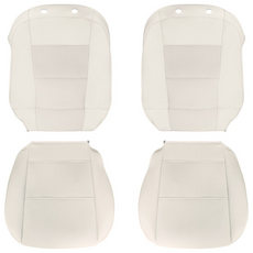 루젠 아이오닉 9 시트커버 차량용 등쿠션 방석 1열, 1세트, 크리미베이지