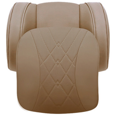 루젠 쏘렌토 MQ4 커버형 목쿠션 목베개 헤드레스트, 1개, 올리브브라운