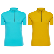 블랙야크 여성 아웃도어 등산 기능성 반팔티셔츠 그레인 집업 티셔츠 1BYTSM4541