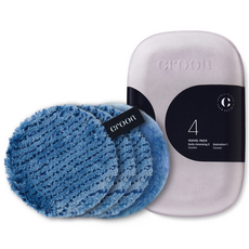 CROON 旅行裝毛孔清潔洗臉粉撲3入組+毛孔去角質粉撲, 海洋, 1組