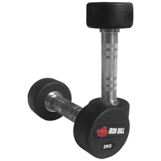 아이언불 덤벨 2~50kg 헬스장덤벨 고무덤벨 낱개판매 [동화스포츠 공식 제품], 6kg, 1개