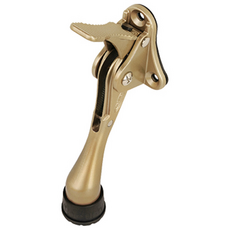 PUREGO 원터치 현관문 도어스토퍼 문닫힘방지, 소형, 골드