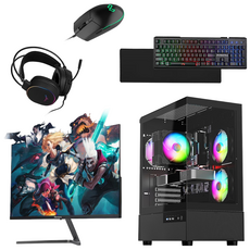 게이밍 컴퓨터 올인원 풀세트 90만원 부터~, R7-7800X3D, 지포스 RTX 5070, 32GB, 1TB, 블랙, WIN11 Home