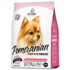 한삼인 펫츠밀 가수분해 포메라니안 전용 전연령 사료 1.8kg, 2개