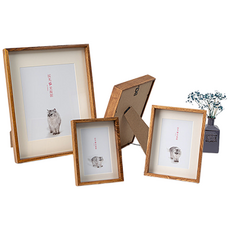 스카바르 탁상 빈티지 물푸레나무 엔틱 사진 액자틀 5x7 6x8 8x10 11x14, 5X7인치(13X18cm)