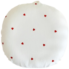 ROTOTO bebe 透氣網眼型防溢奶枕, 愛心鬆餅