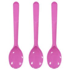 아이스크림스푼 핑크 12cm 벌크포장, 1개, 500개