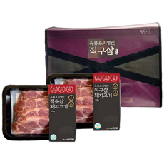 직구삼 한돈 1등급 명절 선물세트 모듬 구이용, 한돈 선물세트 2호(1kg), 1개