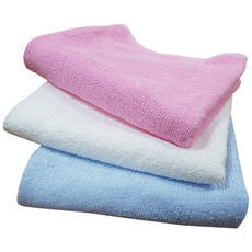 송월 얇은 여름수건 순면 세면타올 업소용 맛사지 스팀타올, 하늘10장, 1개