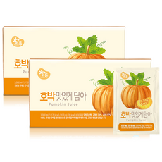 참든 호박즙 호박 맛있게 담아, 100ml, 60개