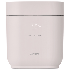 PN풍년 에어벤티 가열식 가습기 DX Plus 3.5L 올스텐 전해연마 대용량 316스텐물탱크 분리세척 취침 저소음 살균 아기 가습기 원격리모콘, 그레이지
