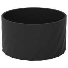 인플로우 스탠리 호환 텀블러 홀더 실리콘 부츠 슬리브 커버 1+1, 2개, 검정색