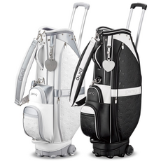 핑 (25)스포티 QA 여성 휠 캐디백, 9인치, 1, 화이트