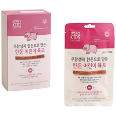 [설성목장] 부드러운 한돈 어린이 육포 키즈, 25g, 10개