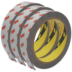 3M 쓰리엠 아크릴 폼 양면테이프 그레이 20mm x 3m 회색 욕실용 멀티탭 산업용 공예 문구, 3개