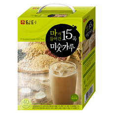 담터 마가들어간15곡 미숫가루 20g 40T 식사대용 검정콩 간편식 곡물, 40개