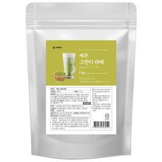 Nature Tea 濟州綠茶拿鐵粉, 1kg, 1入, 1包