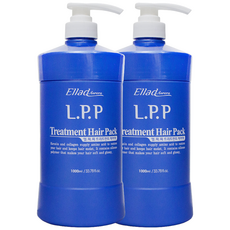 엘라드 오로라 LPP 트리트먼트 헤어팩, 1L, 2개